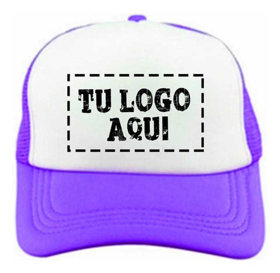 Jockey Azul Personalizado Tu Logo Aqui Gorro Gorra 5