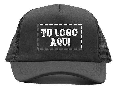 Jockey Negro Fc Personalizado Tu Logo Aqui Gorro Gorra