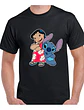 Polera Negra Simpson Personalizada Franela Camiseta - Miniatura 2