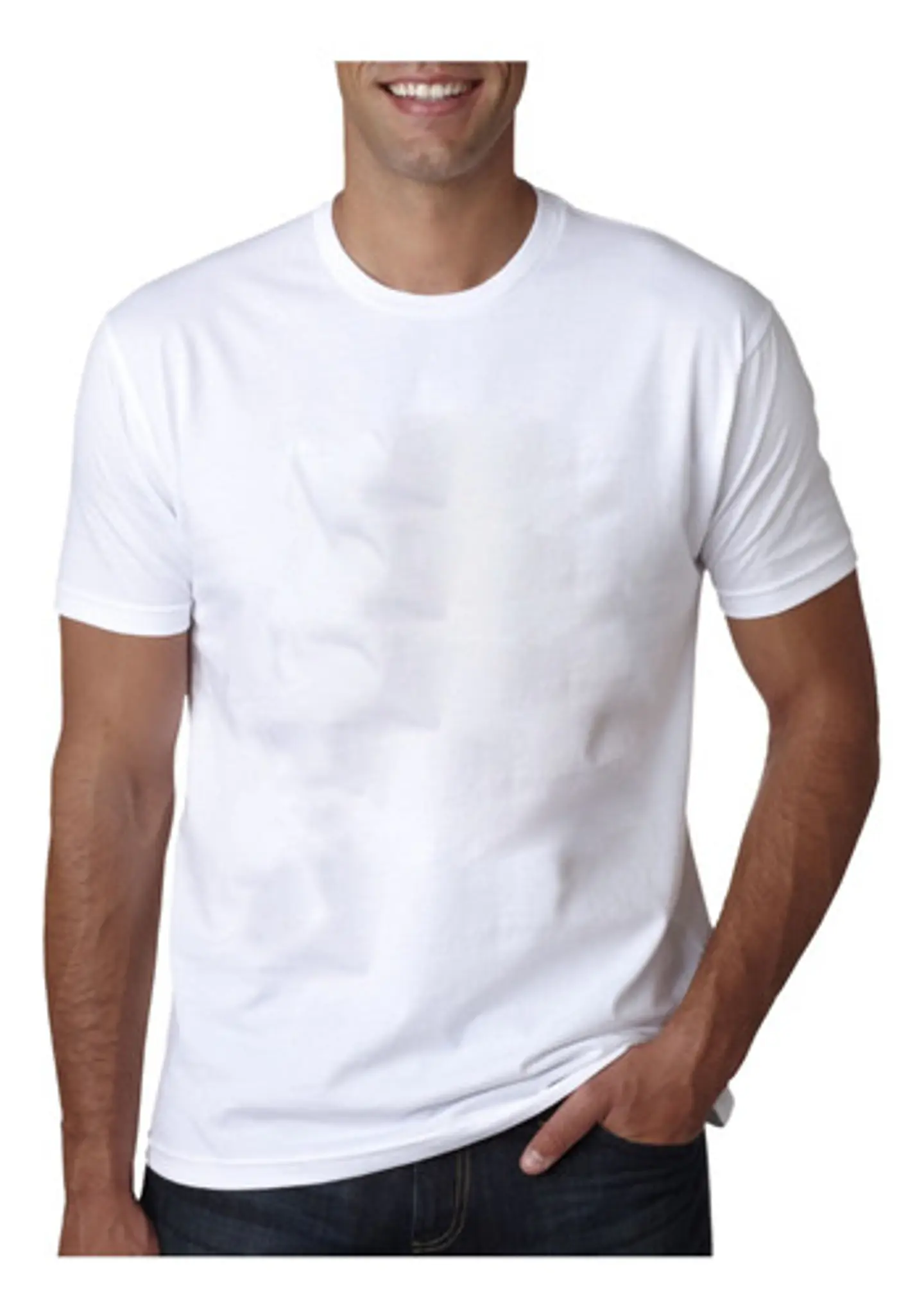 Polera Blanca Tu Logo Aqui Personalizada Franela Camiseta 2