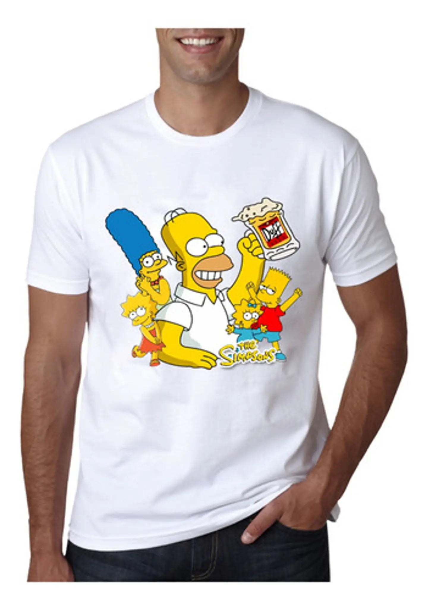 Polera Blanca Tu Logo Aqui Personalizada Franela Camiseta 5