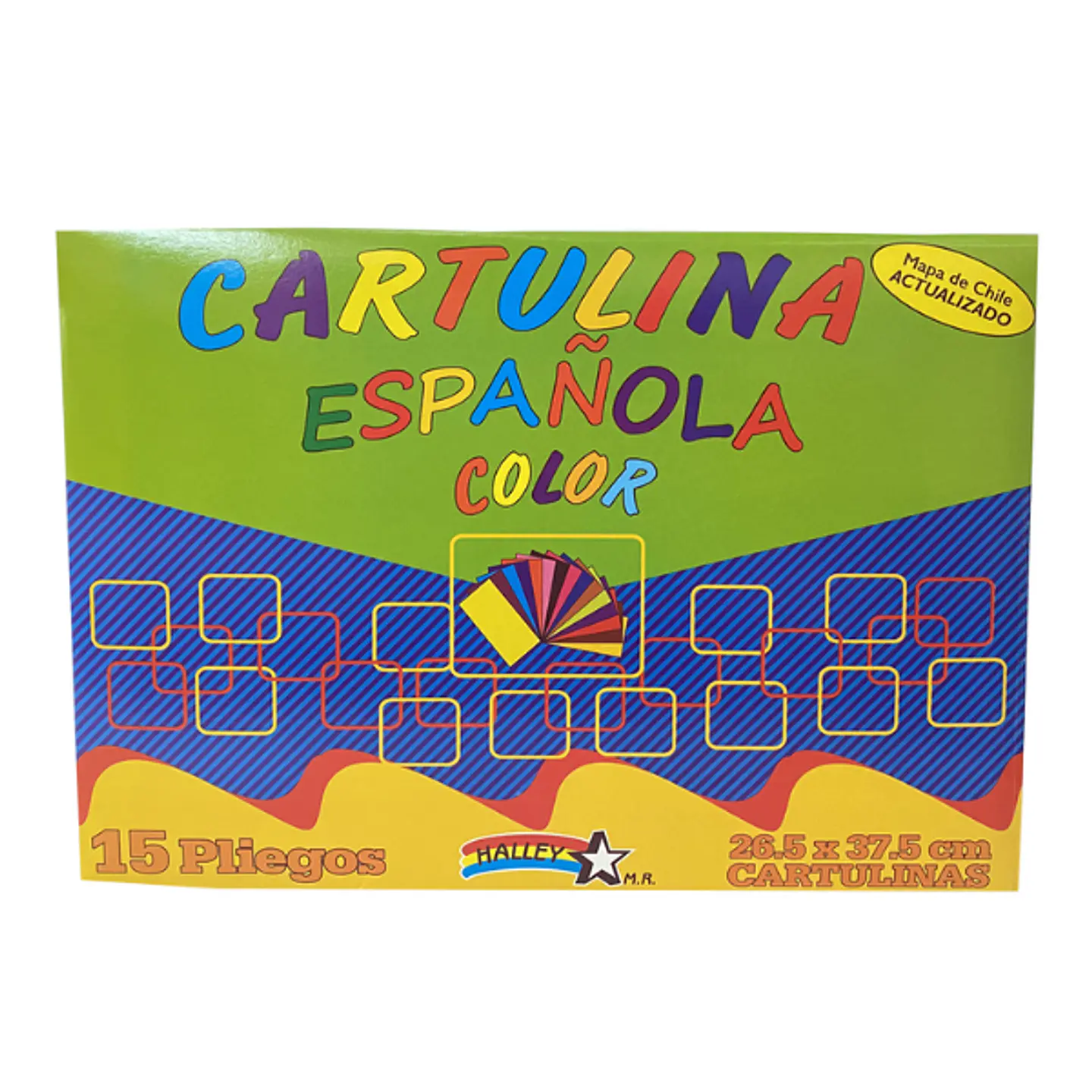 ESTUCHE CARTULINA ESPAÑOLA HALLEY 15 COLORES 1