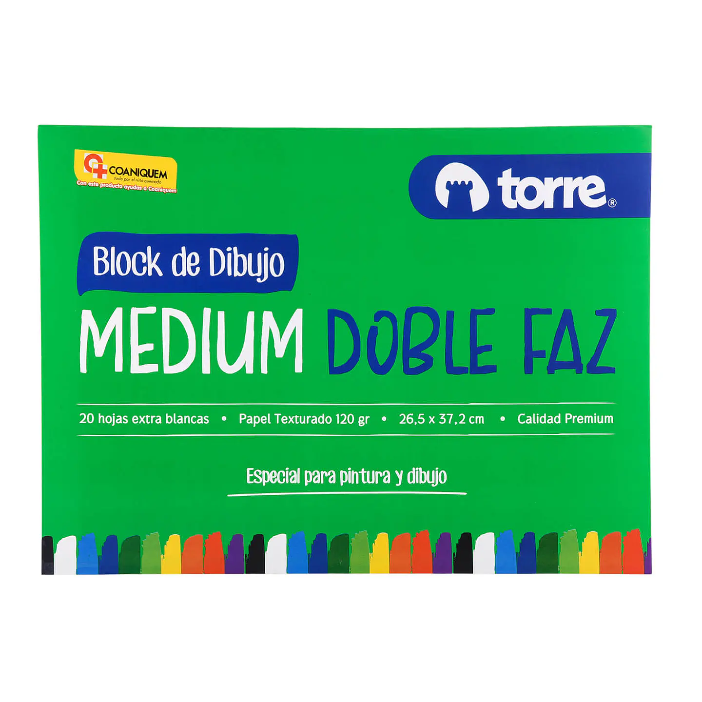 BLOCK DE DIBUJO DOBLE FAZ TORRE 1