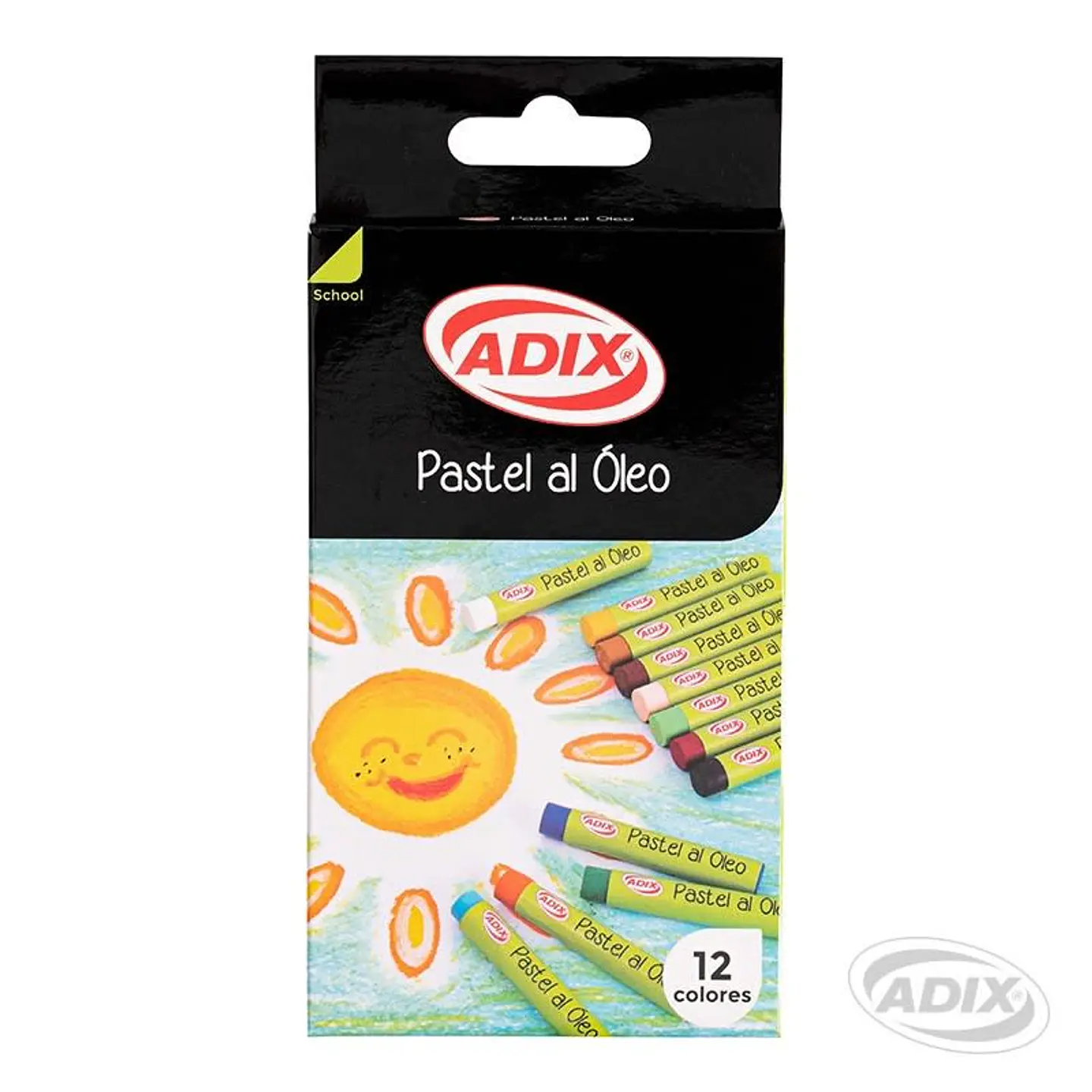 LAPICES PASTEL AL OLEO ADIX 12 COLORES 1