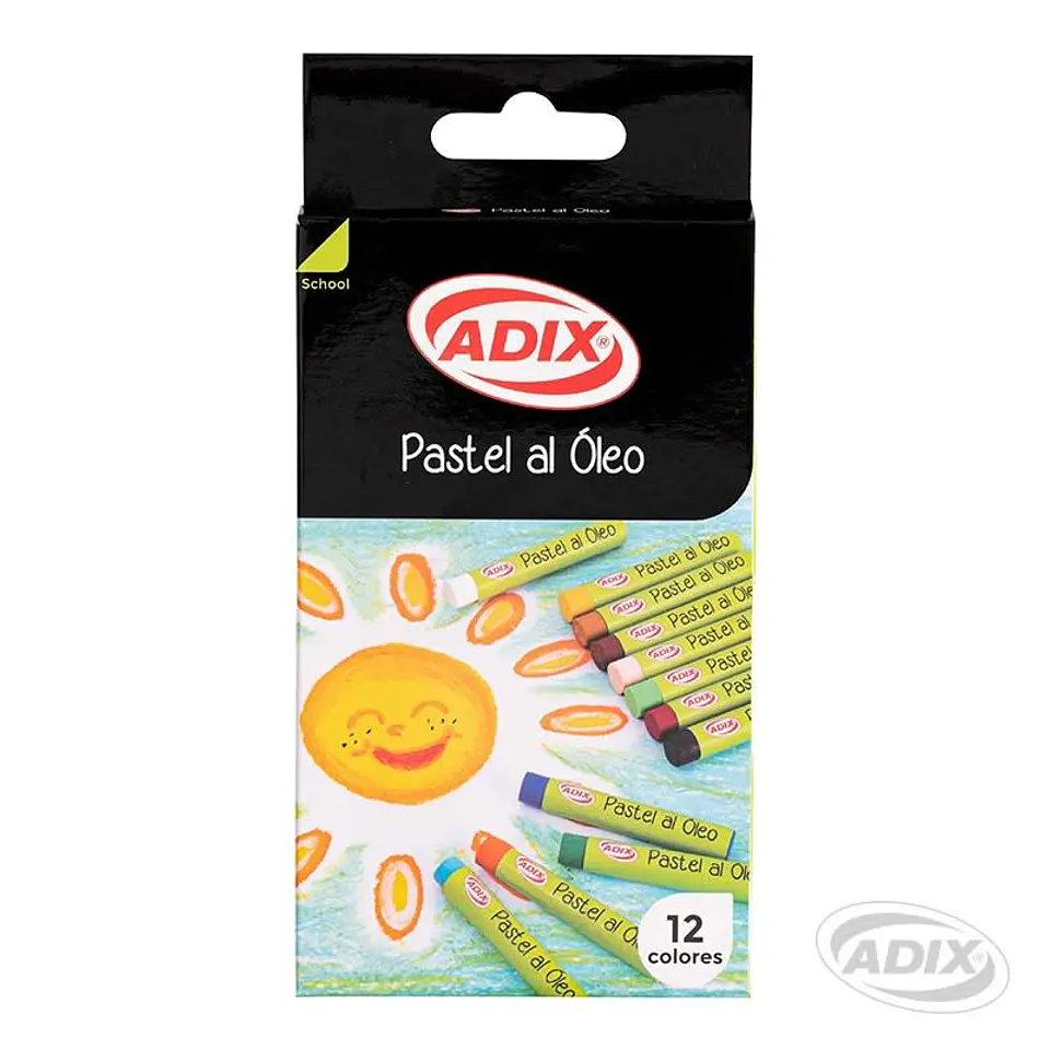 LAPICES PASTEL AL OLEO ADIX 12 COLORES 1