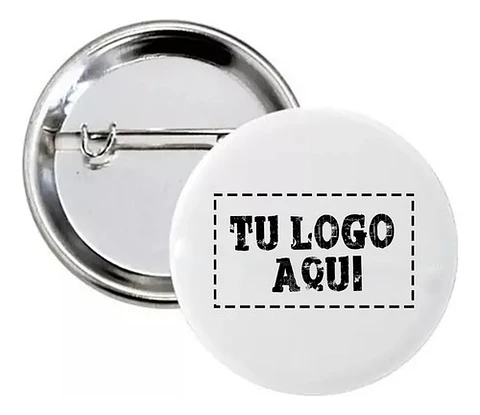 Pack 30 Chapitas Gancho Tu Logo O Imagen Aqui Personalizada
