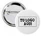 Pack 30 Chapitas Gancho Tu Logo O Imagen Aqui Personalizada - Miniatura 1