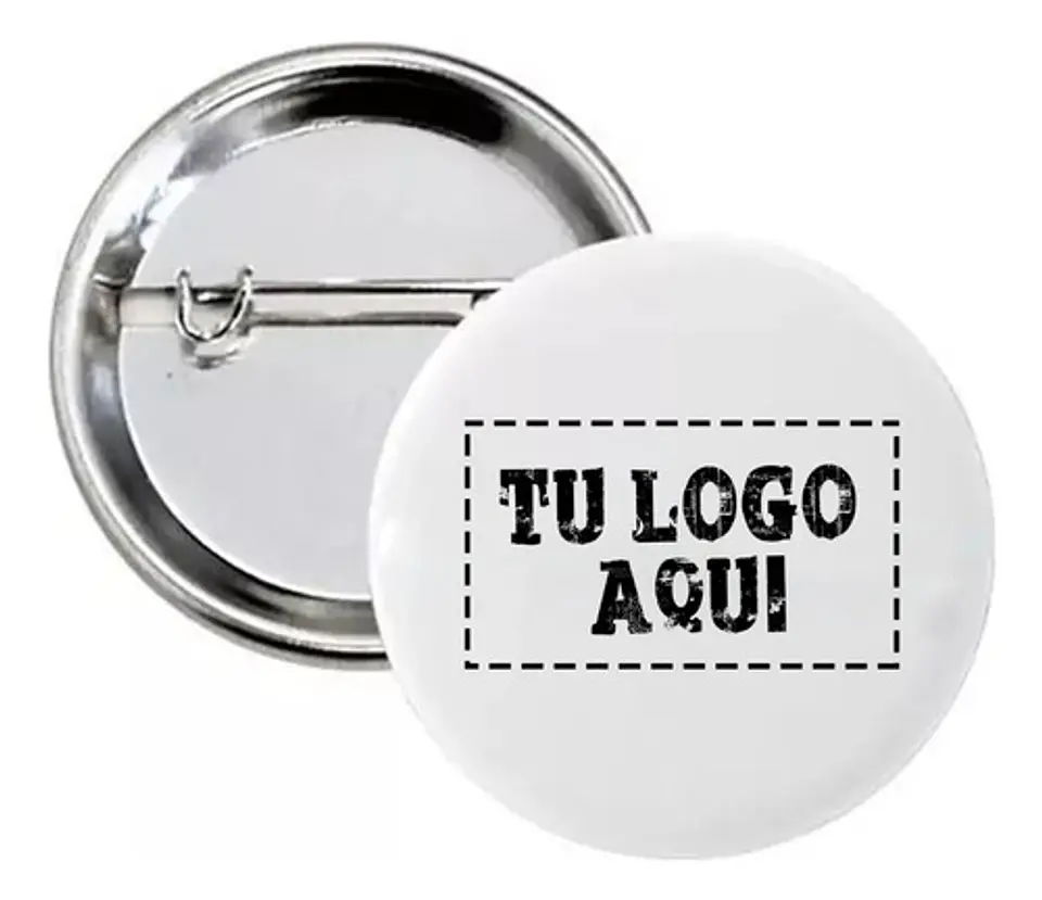 Pack 30 Chapitas Gancho Tu Logo O Imagen Aqui Personalizada 1