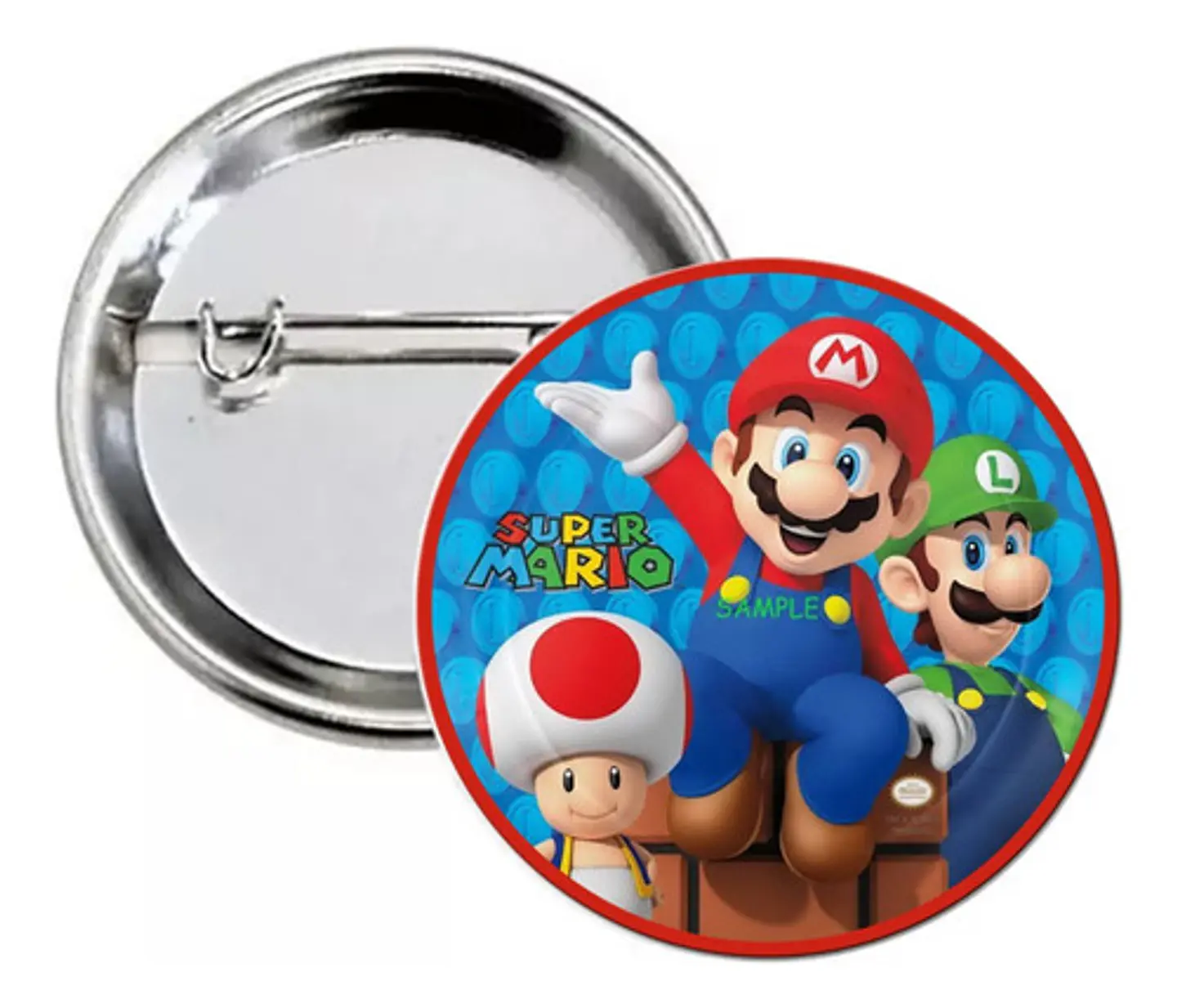 Pack 30 Chapitas De Gancho Imagen Sonic Mario Personalizada 4