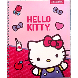 Pack 10 Cuadernos Universitario Hello kitty diseño 2024