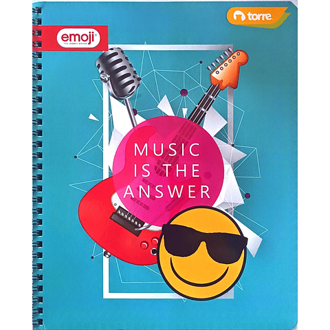 Pack 10 Cuadernos Universitario Emoji