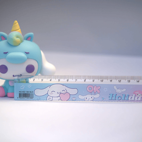 REGLA PLASTICA 15CM SANRIO