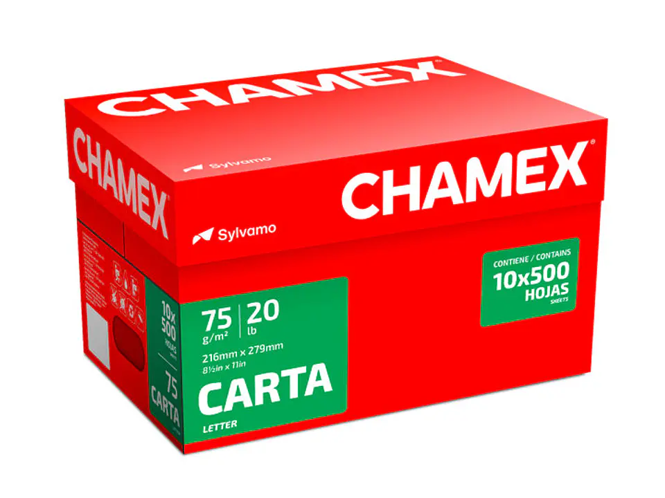 RESMA CARTA CHAMEX 500 HOJAS 3
