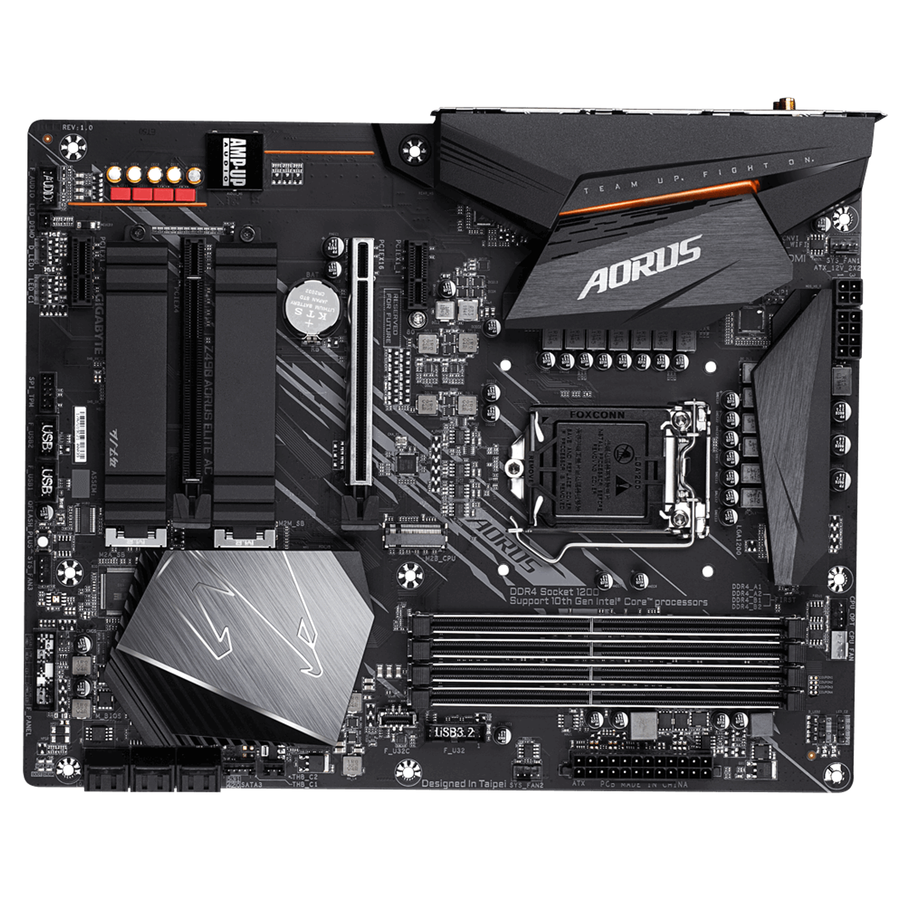  Placa Madre Z490 Aorus Elite AC  LGA1200 10ma Gen