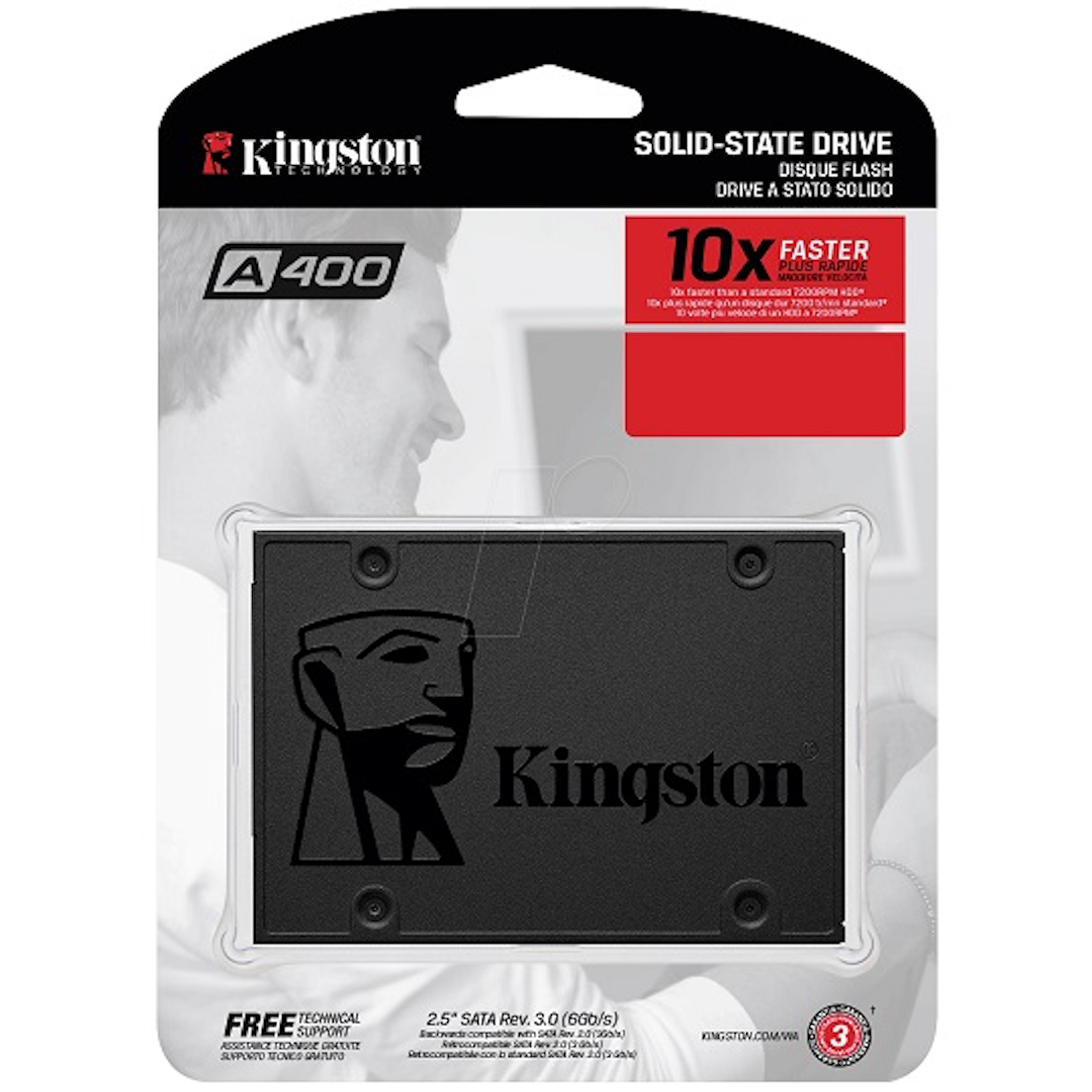 Kingston SSD A400 de 480GB