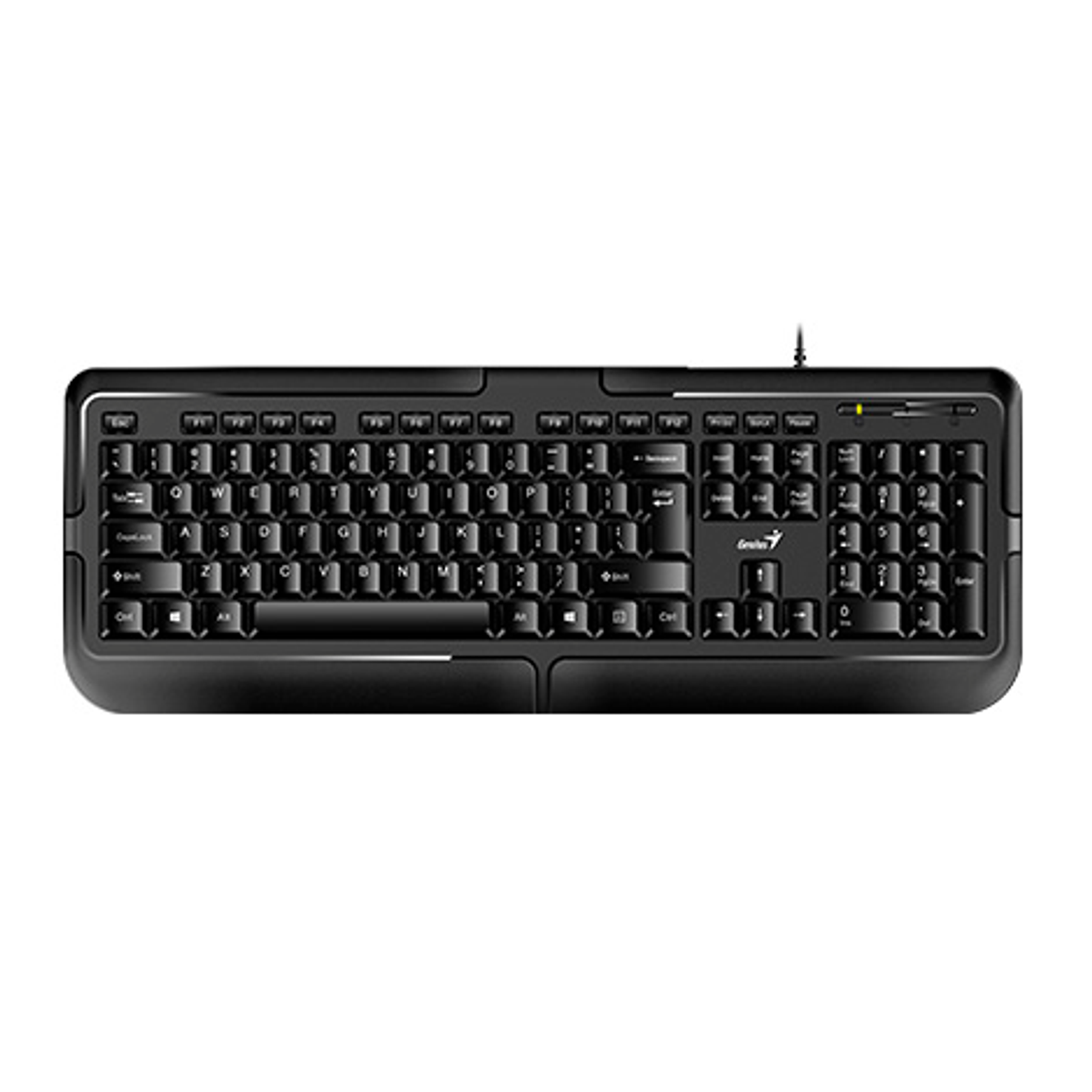 Genius teclado alambrico KB-118 USB negro antiderrame