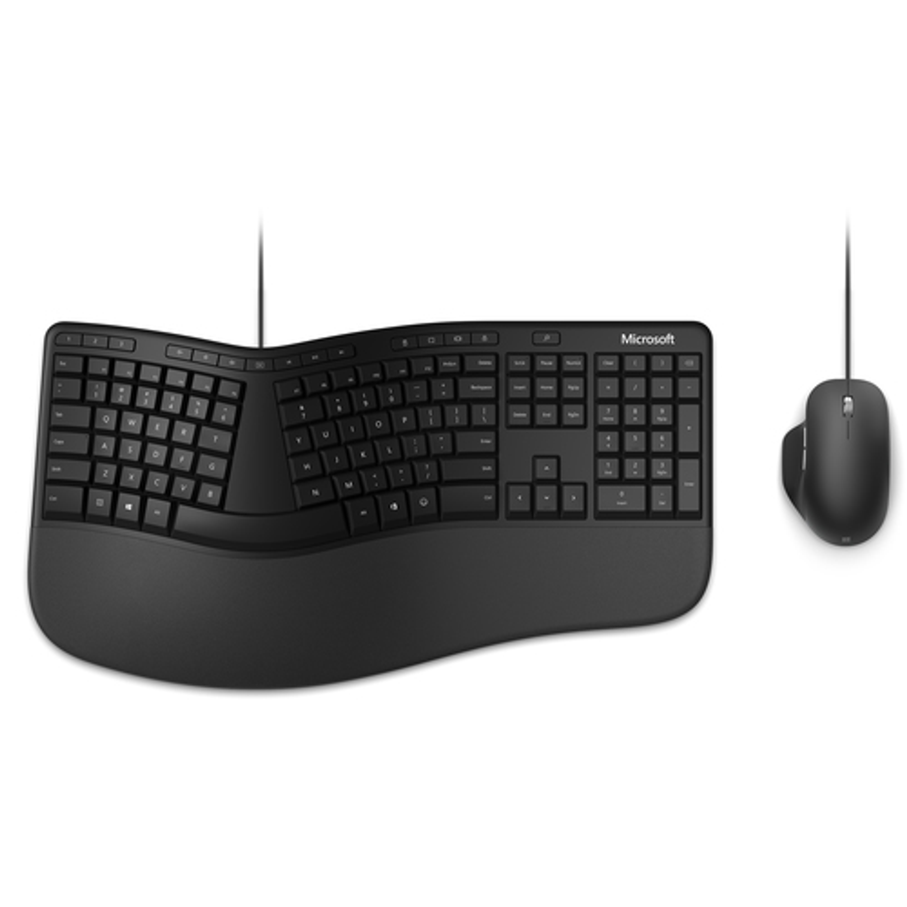 Microsoft Kit Teclado + Mouse Ergonomic Negro