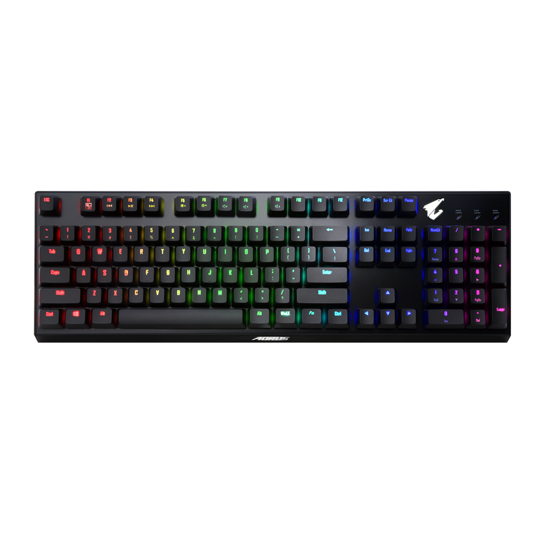 AORUS teclado K9 optico con cable USB RGB