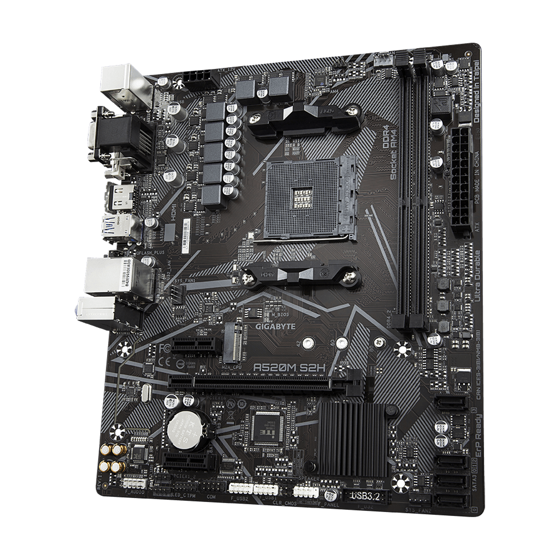 Gigabyte Placa madre A520M S2H micro ATX DDR4