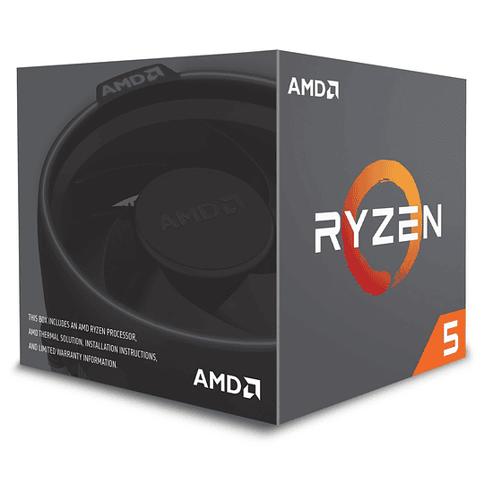   AMD PROCESADOR RYZEN 5 2600 3.9GHZ 16 MB 6CORE 