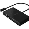 Belkin Adaptador USB-C Multimedia+Charge GBE/HDMI/VGA/60WPD