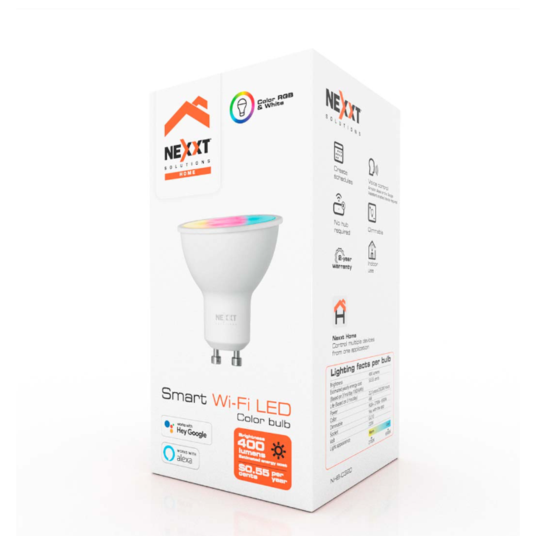 Nexxt Solutions Ampolleta LED Inteligente RGB 