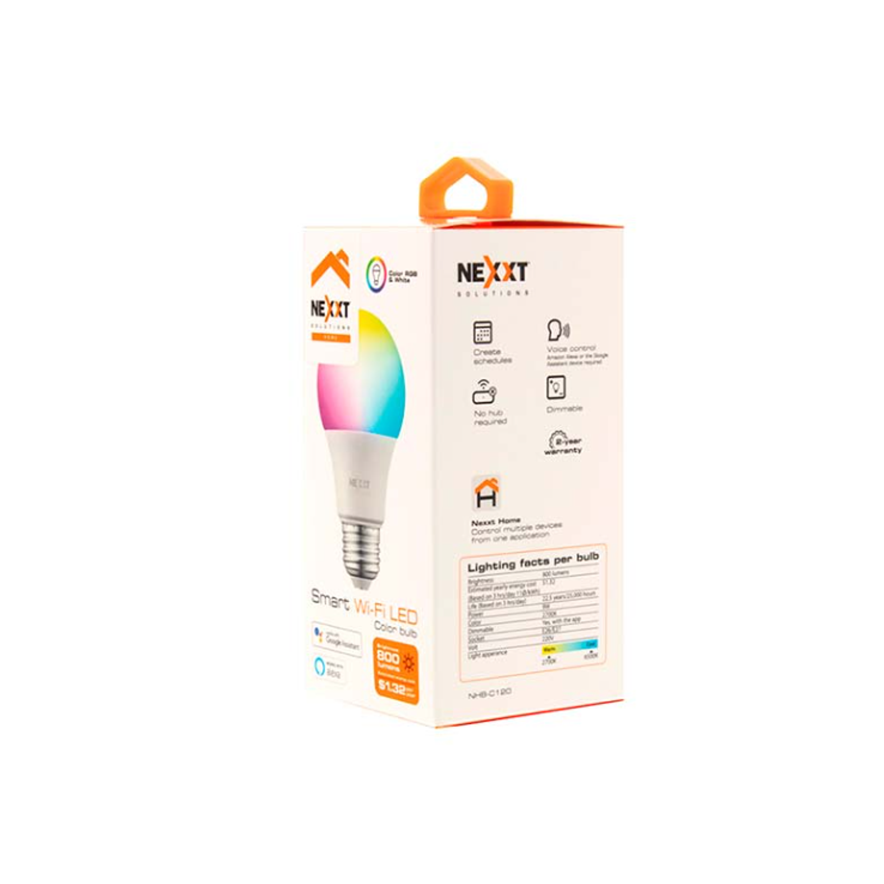 Nexxt Solutions Bombilla LED Inteligente WIFI Multicolor