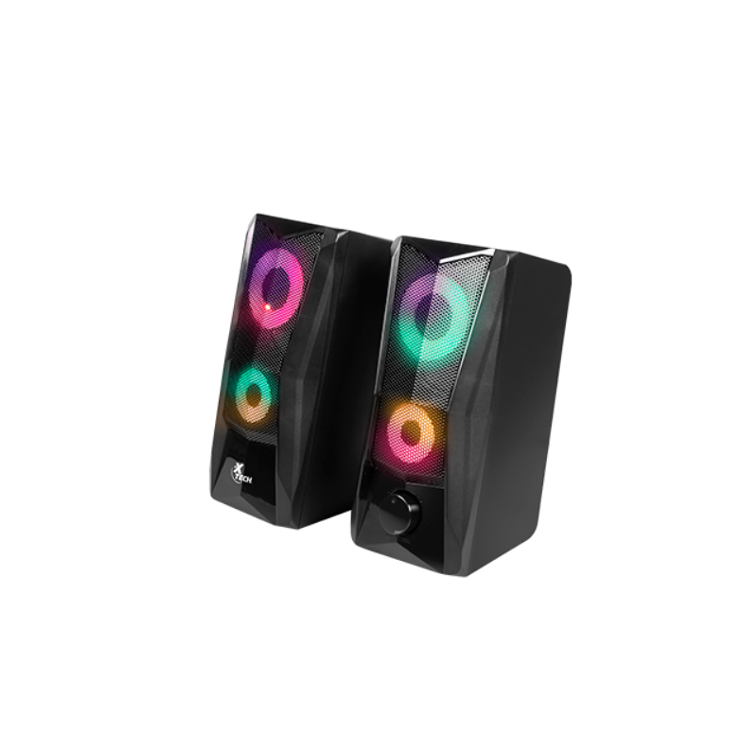 Xtech Incendo 2.0 Parlantes Estéreo 4W Con Jack 3.5 y USB Color Negro 1