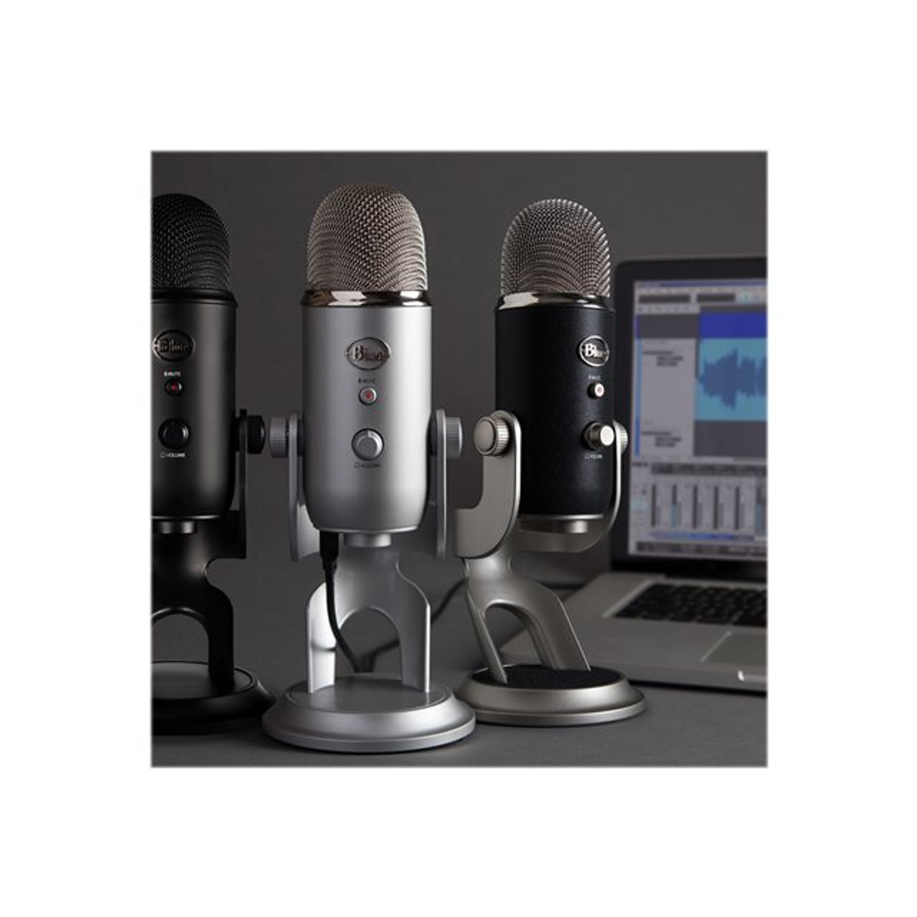 Logitech Blue Yeti Micrófono Digital USB, Mac/PC Silver