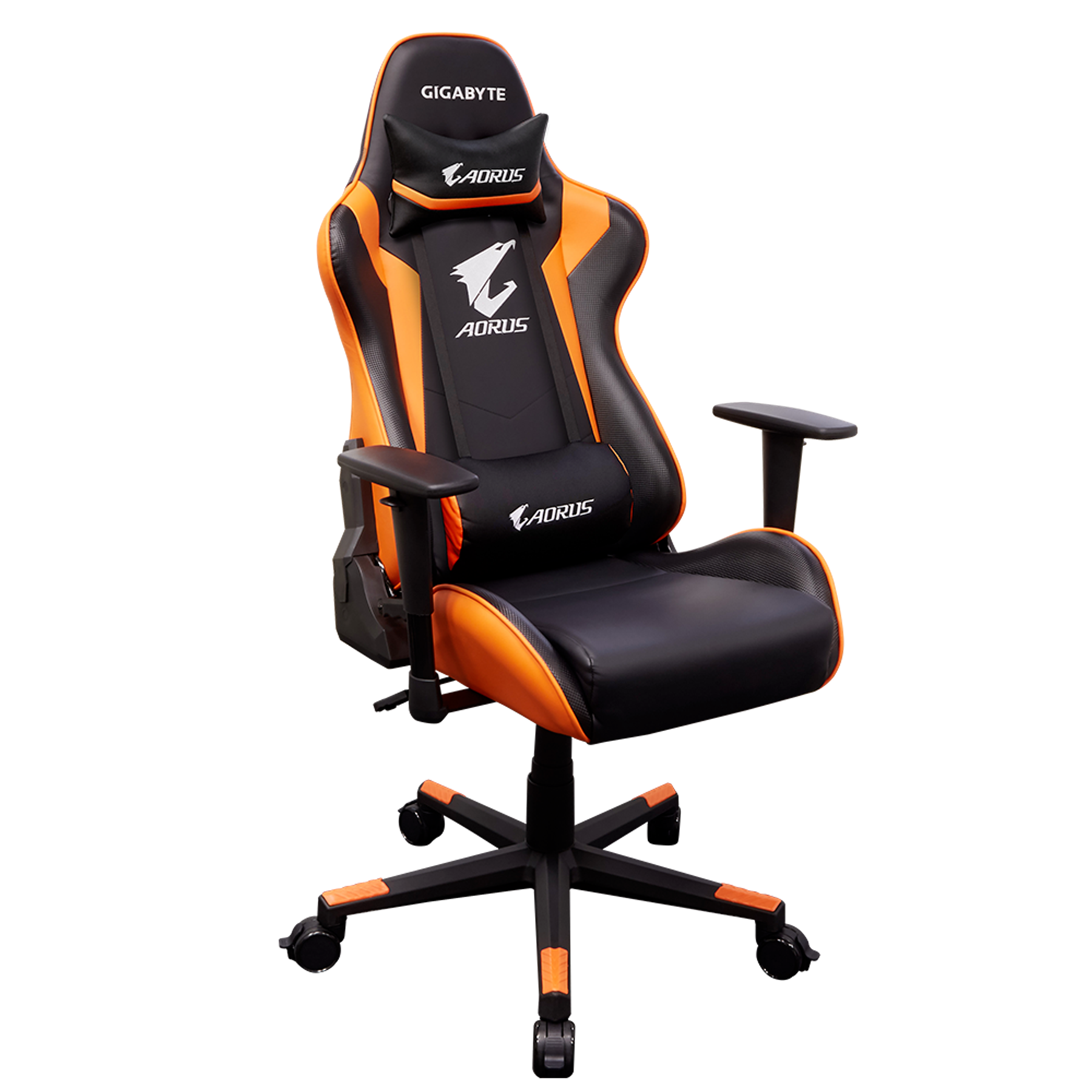 Aorus Silla Gamer Negro/Naranja