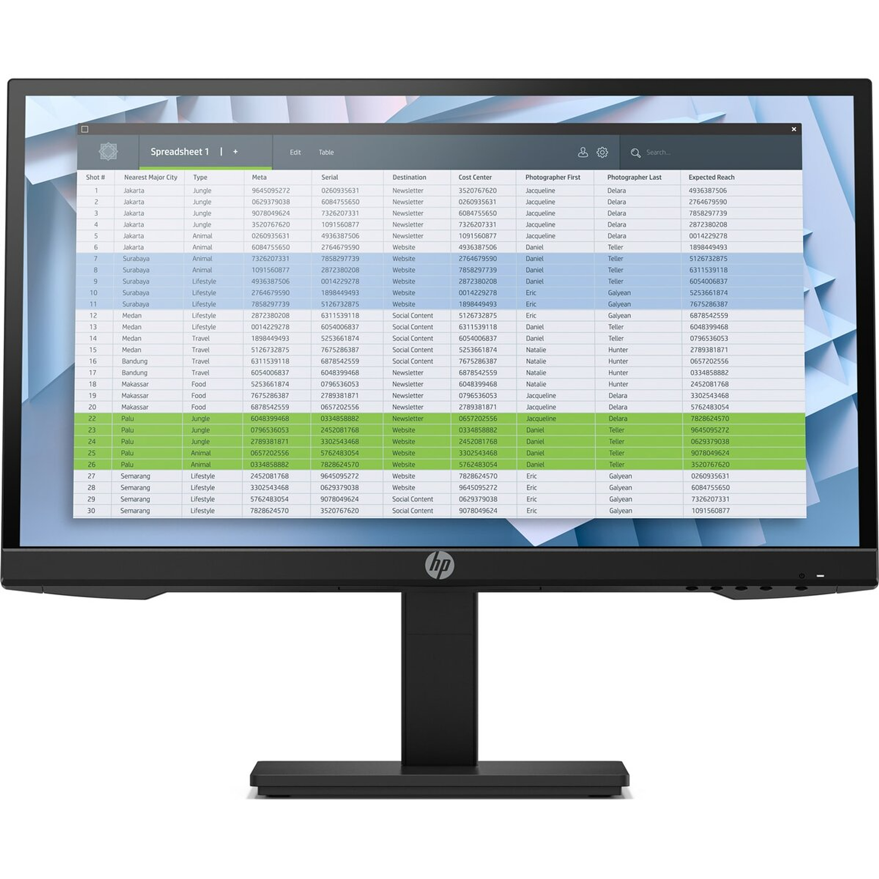 HP Monitor P22h G4 LED 21.5