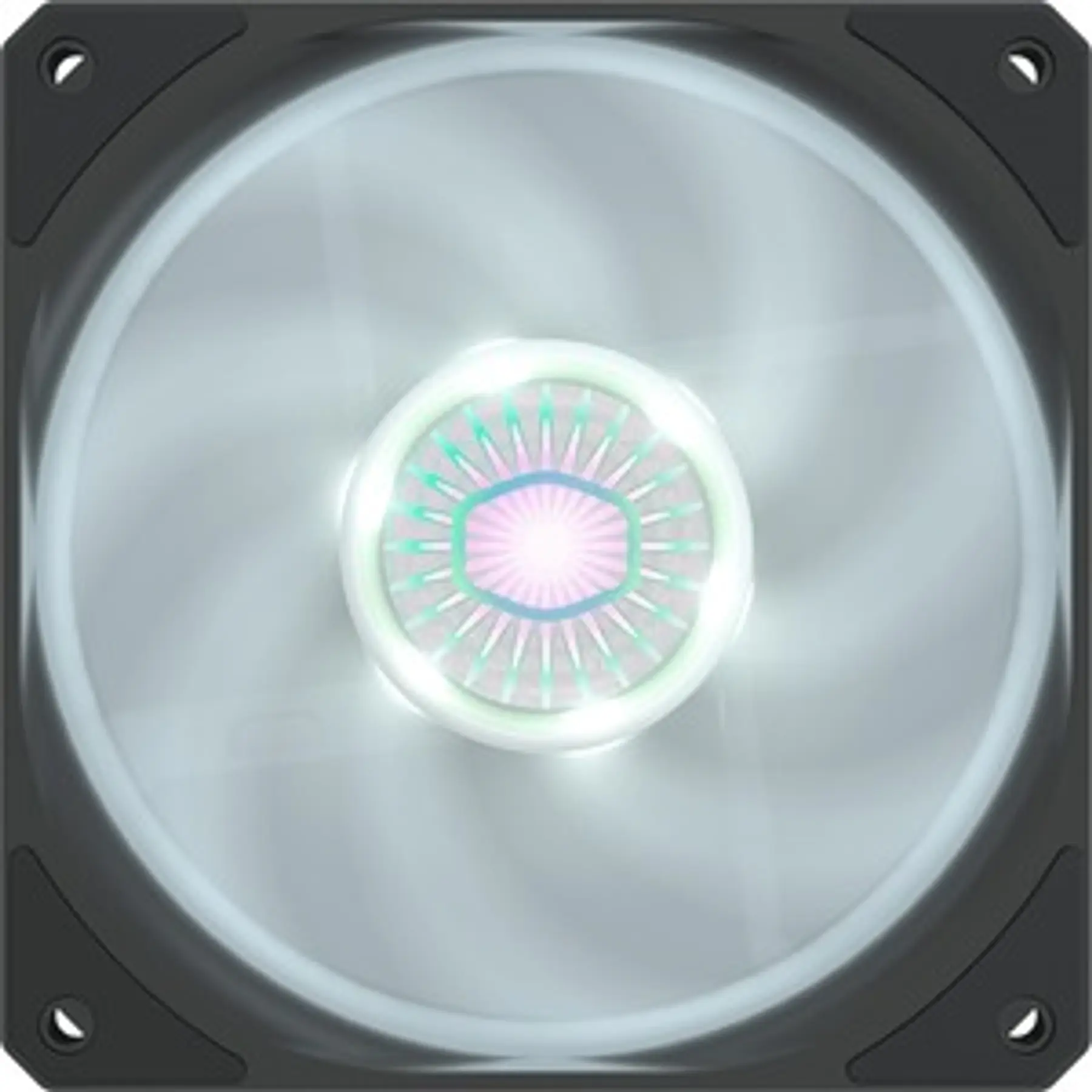 VENTILADOR DE PC GAMER COOLER MASTER SICKLEFLOW 120 DE COLOR LED RO 4 Pines 1 Pieza
