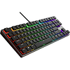 Cooler Master Teclado mecánico rojo interruptores de perfil bajo Cherry MX RGB 