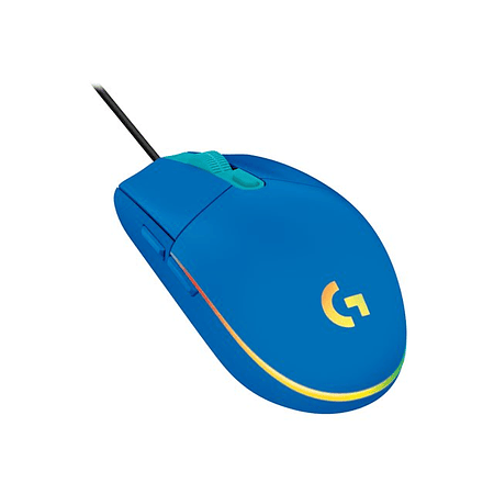 Logitech G203 Lightsync Mouse Gamer RGB Color Azul