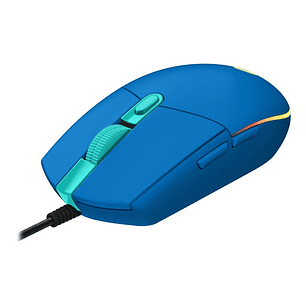 Logitech G203 Lightsync Mouse Gamer, 6 Botones, 8000DPI, Color Celeste