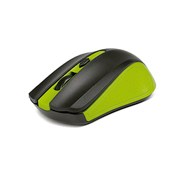 Xtech Mouse inalambrico 1600DPI 4 botones verde