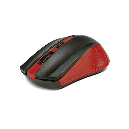  Xtech Mouse inalámbrico 1600DPI 4 Botones Rojo