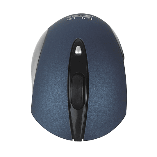 KlipX Mouse Optico Silencioso Inalambrico 2.4 Ghz azul