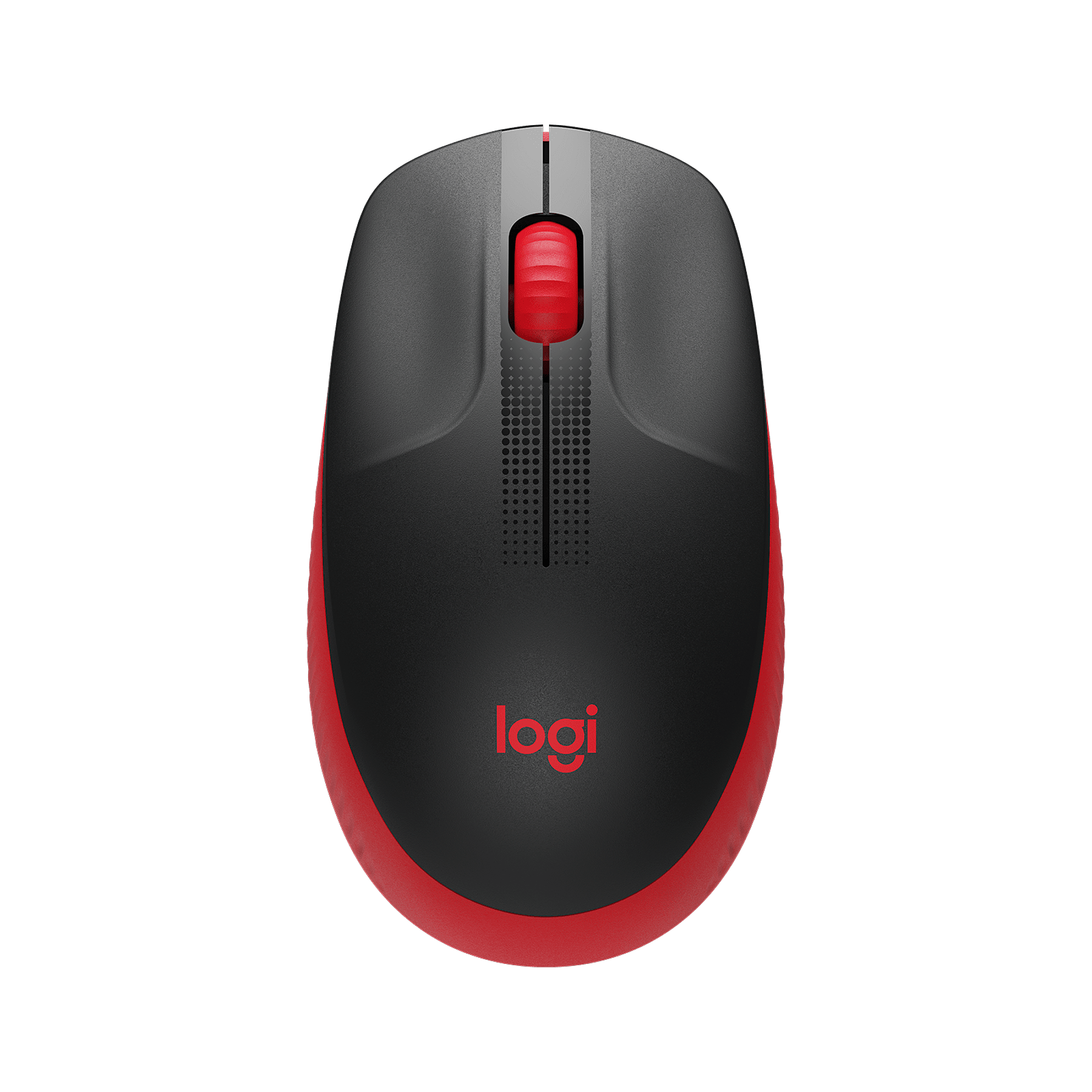 Logitech Mouse M190 Wireless Rojo inalambrico USB