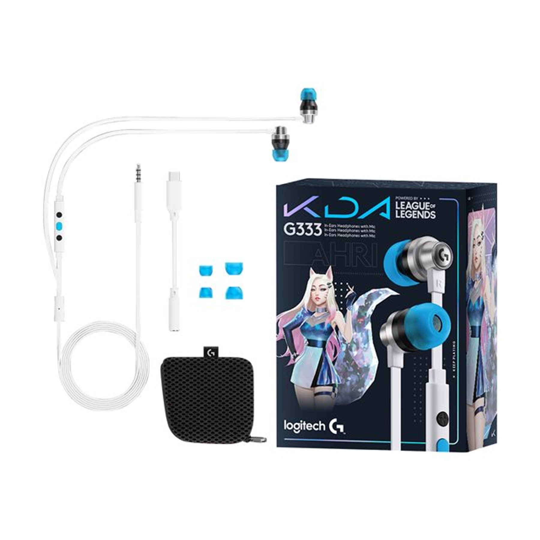 Logitech Earphone Gaming G333 LOL Buffy KDA 