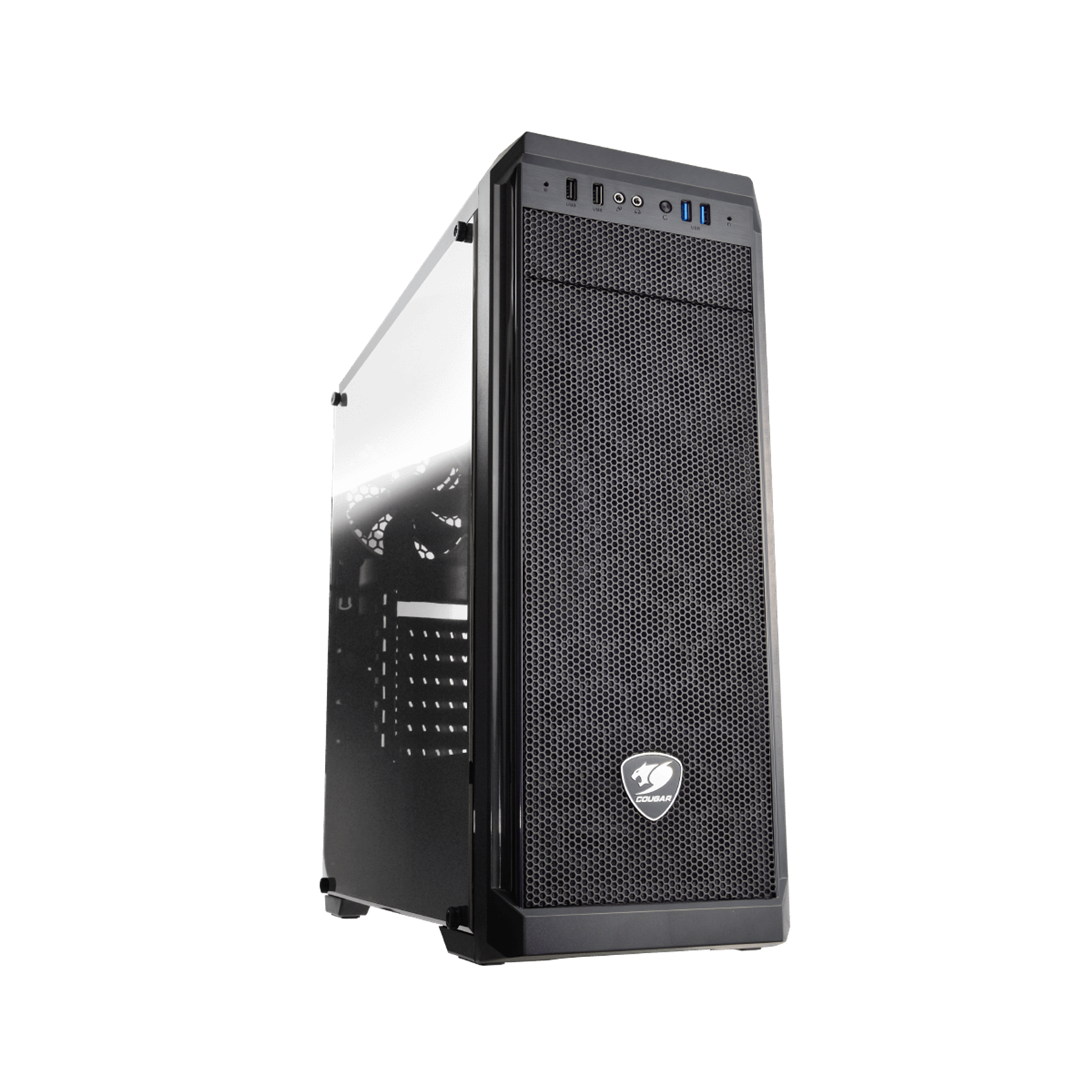 Cougar Gabinete MX330-G Mid Tower Total Transparente