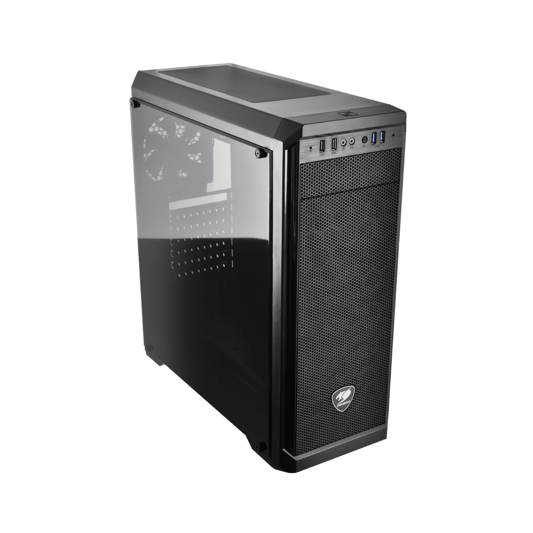 Cougar Gabinete MX330-G Mid Tower Total Transparente