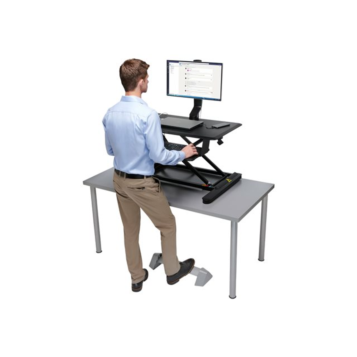 Kensington apoyapies oscilante rooking foot rest color gris 8