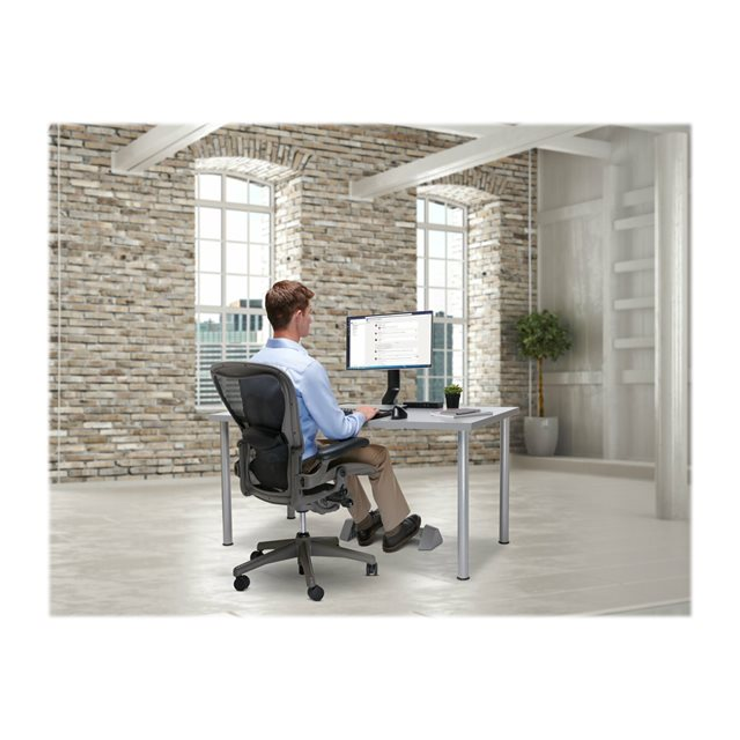 Kensington apoyapies oscilante rooking foot rest color gris 9