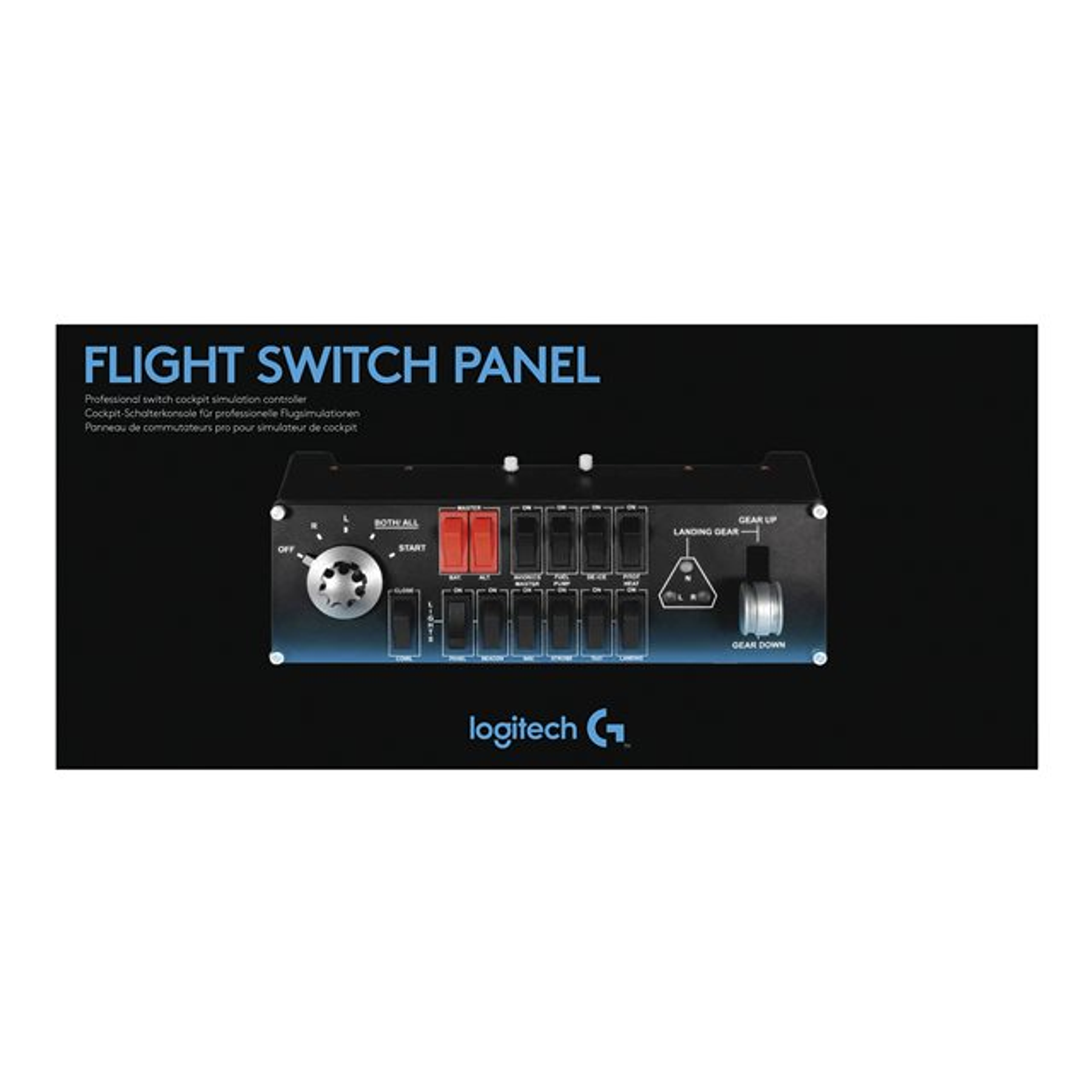 Logitech Panel de instrumentos del simulador de vuelo 