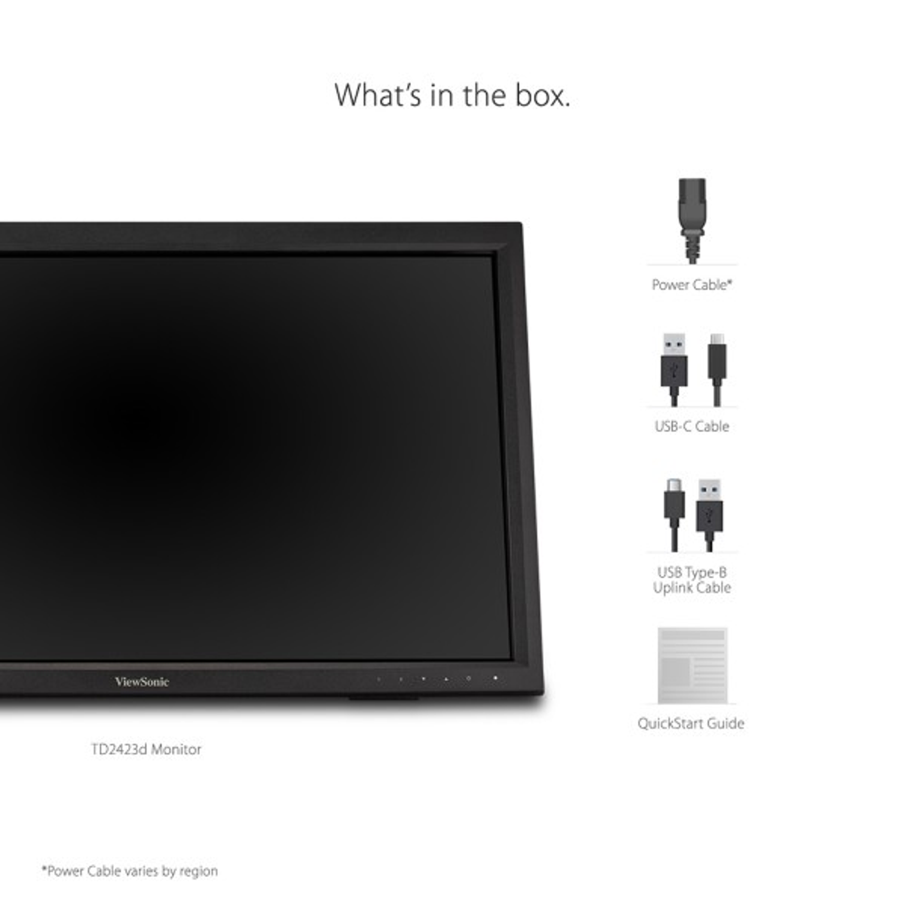 View Sonic TD2423D Monitor Táctil Multi IR 24 Pulgadas