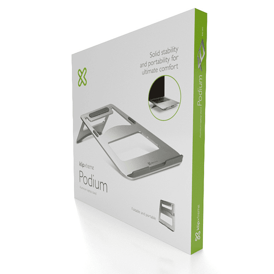 Klip Xtreme Soporte notebook portatil aluminio hasta 15.6