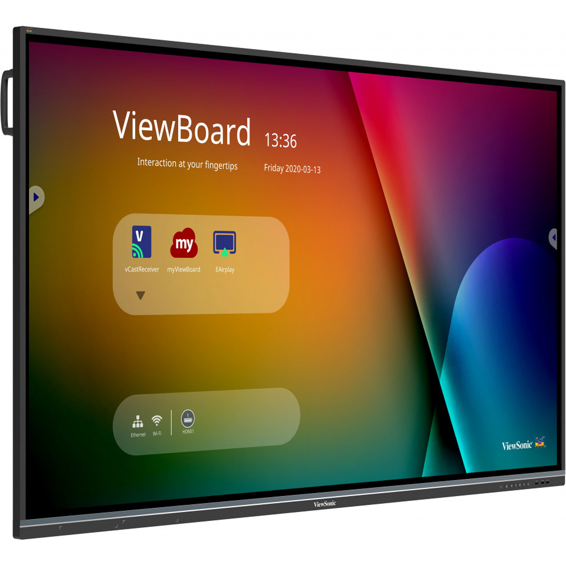  ViewSonic Pantalla Interactiva ViewBoard IFP8650-3, 86