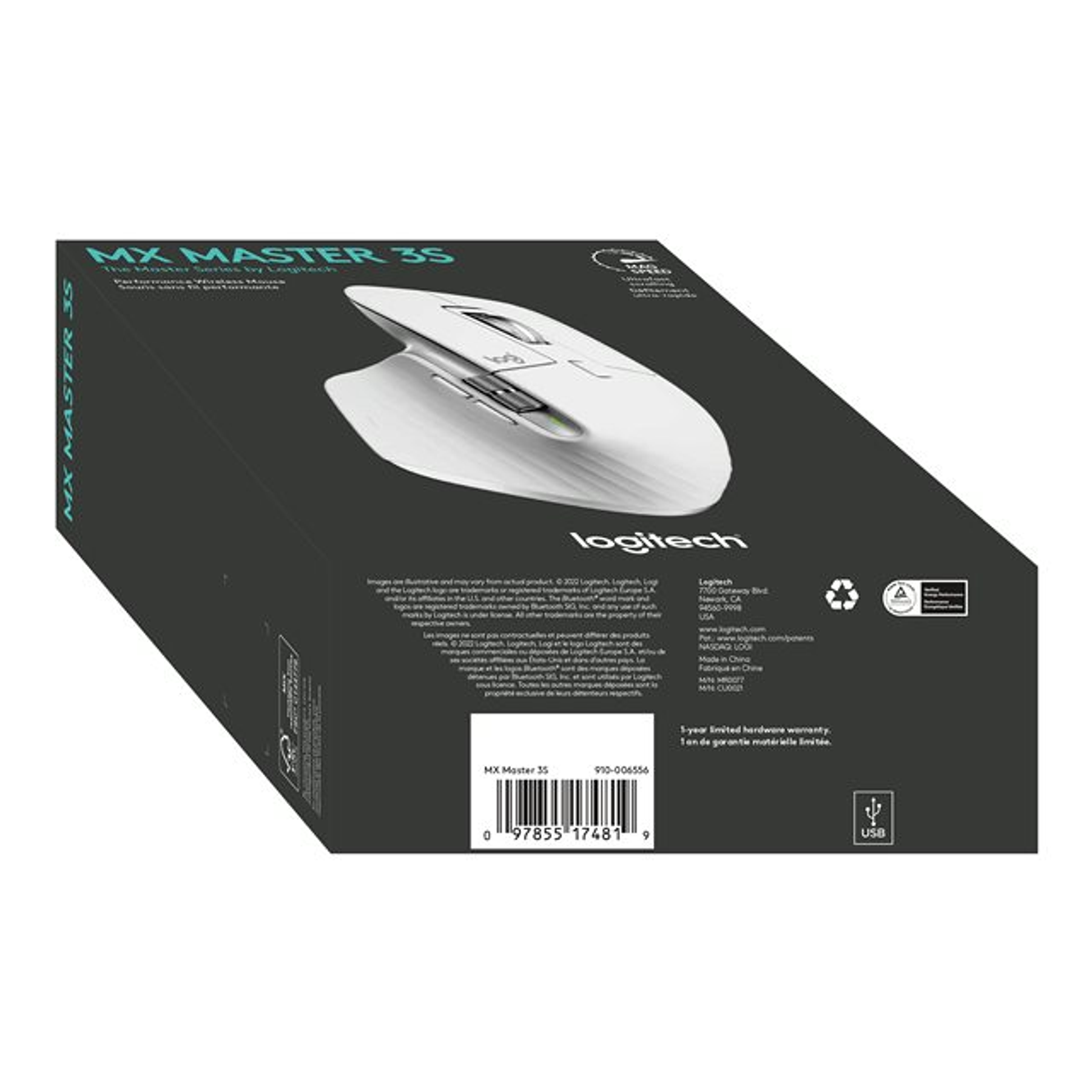 Logitech Mouse MX Master 3S  