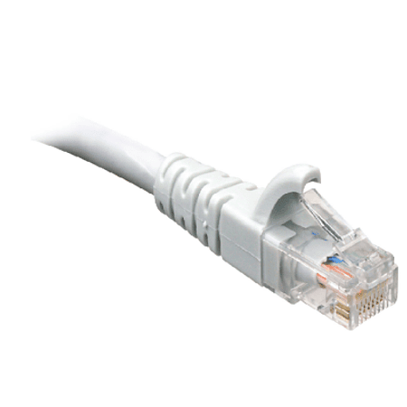 Nexxt - Cable de interconexión - RJ-45 (M) a RJ-45 (M) - 91 cm - UTP - CAT 6a - trenzado - gris